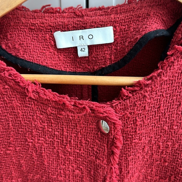 IRO red sweater/jacket - Picture 4 of 5